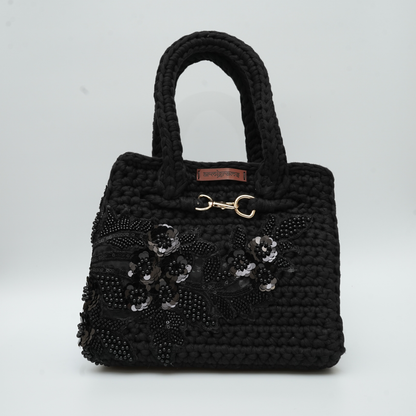 BLACK PACH HAND BAG