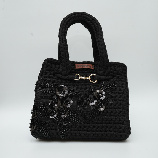 BLACK PACH HAND BAG