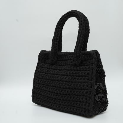 BLACK PACH HAND BAG