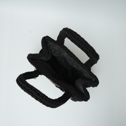 BLACK PACH HAND BAG